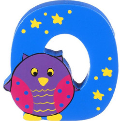 Ξύλινο Γράμμα O Alphabet Letters Orange Tree Toys