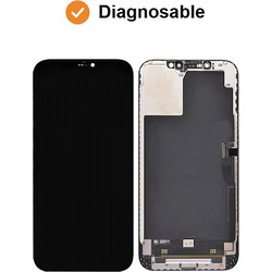 DD Diagnosable HARD OLED Οθόνη LCD με Μηχανισμό Αφής για iPhone 12 Pro Max Μαύρο