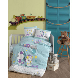 Nexttoo Sweet Bears 4014 Σετ Βρεφικά Σεντόνια Κούνιας 100x150 Mint
