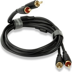 QED Phono-Phono, 1.5M (Black)