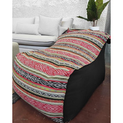 Pennie Elroi Πουφ Πολυθρόνα Δίχρωμο 35x65x100cm 860217-01 ref10307545