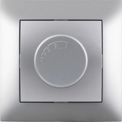 Ηλεκτρολογικό Entac Recessed Wall Switch Dimmer max.200W Silver