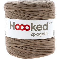 HOOOKED Νήματα και αξεσουάρ πλεξίματος Zpagetti Cotton Yarn-TAUPE EIRA - BROWN