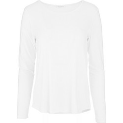 Philosophy lyocell off white μακρυμάνικη μπλούζα