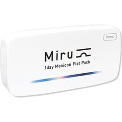 Menicon Miru Ημερήσιοι Φακοί Επαφής Flat Pack Αστιγματικοί Υδρογέλης 30τμχ