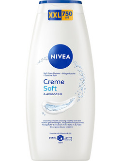 Nivea Creme Soft Κρεμώδες Αφρόλουτρο 750ml