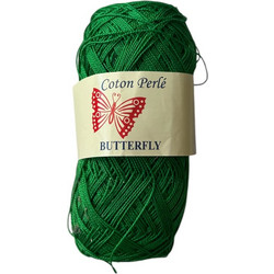 coton perle butterfly ART 90 petalouda πρασινο ανοιχτο