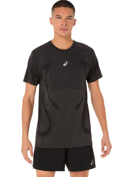ASICS ROAD SEAMLESS SS TOP 2011D355-001 Μαύρο