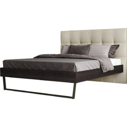 Bros Royal Wenge Κρεβάτι Υπέρδιπλο Ξύλινο 150x200cm
