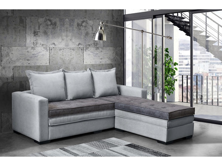 Γωνιακός Καναπές Τήνος Sofa Agora 220x200x90cm (Ξύλο-Ύφασμα) Με Επιλογή Υφάσματος