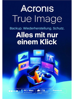 Acronis True Image Premium - 1 Computer + 1 TB Acronis Cloud Storage - 1 year subscription - ESD-Download
