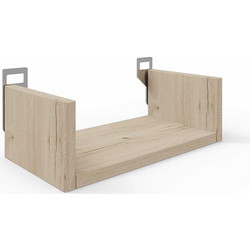 Ραφιέρα τοίχου Derva pakoworld σε oak απόχρωση 30x15x10cm