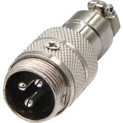 CONNECTOR ΜΙΚΡΟΦΩΝΟΥ ΚΑΛΩΔΙΟΥ 3P ΑΡΣΕΝΙΚΟ GX16-01 WAN (ΣΕΤ ΜΕ 5)