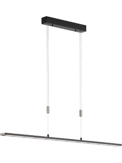 Fischer Honsel Metz TW 60015 Κρεμαστό Φωτιστικό Οροφής Μονόφωτο LED Μαύρο