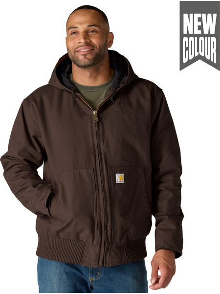 Μπουφάν Εργασίας Loose Fit Wash Duck Insulated Active Jac Carhartt 104050-DKB