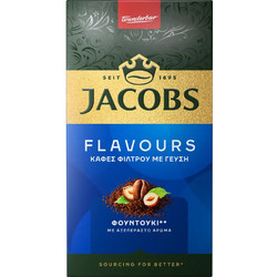 Jacobs Flavours Καφές Φίλτρου Αλεσμένος με Άρωμα Φουντούκι 250gr