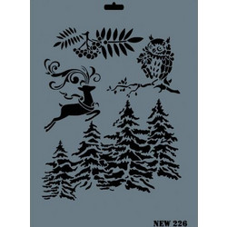 Rich Στένσιλ Christmas 25x35cm 226