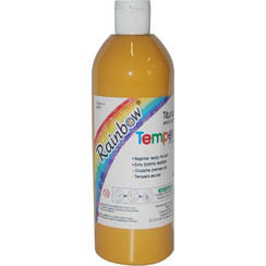Rainbow τέμπερα ώχρα 500ml