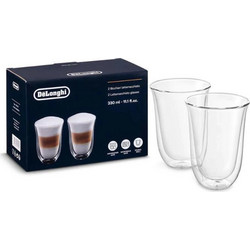 DeLonghi Σετ Ποτήρια Καφέ Γυάλινα 2τμχ 8004399324794