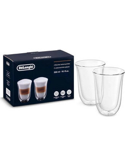 DeLonghi Σετ Ποτήρια Καφέ Γυάλινα 2τμχ 8004399324794