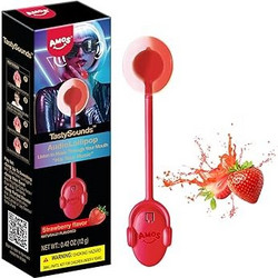 AMOS TASTY SOUNDS LOLLIPOP STRAWBERRY 12g