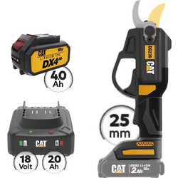 CAT DG236B Ψαλίδι Κλαδέματος Μπαταρίας με Κοπή 25mm