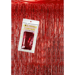 Κουρτίνα Διακόσμησης Party Foil Κόκκινη 2x1m Homie 116976