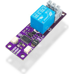 Soldered 1-Channel Relay Board With Qwiic
