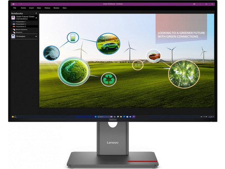 Lenovo ThinkVision P27Q-40 IPS HDR Monitor 27" 2560x1440 (QHD 2Κ) 120Hz 6ms
