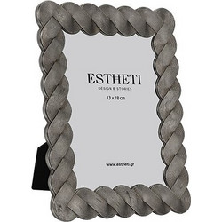ΚΟΡΝΙΖΑ (13x18) ΠΟΛΥΡΕΖΙΝ ΑΣΗΜΙ 19x2x23.6cm 815-00201 - Estheti - 815-00201