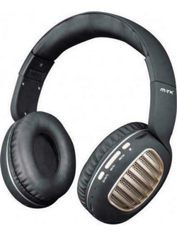 Moveteck CT978 Ασύρματα Bluetooth Ακουστικά Over Ear Μαύρα
