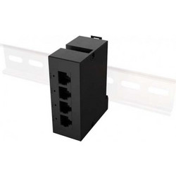 LANBERG DIN-GE4-BT-90W SWITCH 1XIN 3XOUT 1GB POE EXTENDER GIGABIT ETHERNET DIN RAIL BT 90W DIN-GE4-BT-90W
