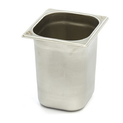 Gastronorm Container - 1/6 GN - 20cm Deep - Stainless Steel