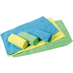ΠΑΝΙΑ ΚΑΘΑΡΙΣΜΟΥ ΜΕ ΜΙΚΡΟΪΝΕΣ (MICROFIBRE) 40x30cm (ΚΙΤΡΙΝΟ/ΠΡΑΣΙΝΟ/ΜΠΛΕ) 6 ΤΕΜ