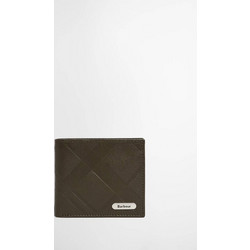 Barbour Brunton Leather Wallet MLG0077OL91 Λαδί