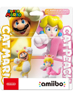 Nintendo Amiibo Cat Mario & Cat Peach
