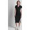 DKNY Midi Καλοκαιρινό Καθημερινό Φόρεμα Μαύρο DJ6R0542