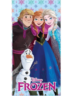 Disney Frozen Friends Πετσέτα Θαλάσσης Microfiber 70x140cm