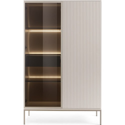Βιτρίνα Sento Λευκό Kazmir 104x166x39cm