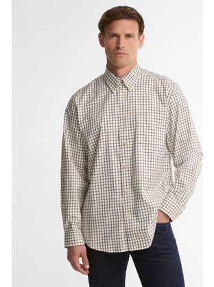 Barbour Ανδρικό Πουκάμισο Καρό Μπορντό MSH0002RE86