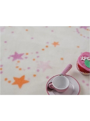 Pielsa Baby Stars 6361 Κουβέρτα Αγκαλιάς Fleece 80x110 Ροζ