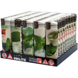 Κουτί με 50 αρωματικούς αναπτήρες UNILITE FRESH MINT 26312 (με άρωμα μέντας)