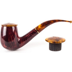 SAVINELLI TORTUGA 606 SMOOTH KS 9mm πίπα καπνού κυρτή P193LK9