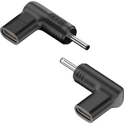 Powertech YX-02 Αντάπτορας Τροφοδοσίας USB-C σε 3.5x1.35mm, Μαύρος