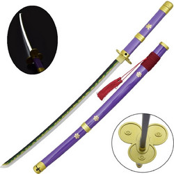 Ρέπλικα σπαθιού Anime One Piece - Roronoa Zoro LED Enma Katana- (ZS661VGDWD-LS)