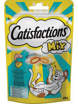 Catisfactions Adult Mix with Salmon & Cheese 60gr