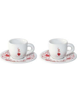 Bialetti Σετ 2 Μπρίκια Espresso Ασημί