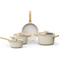 BergHOFF Leo Balance Σετ Μαγειρικά Σκεύη Αλουμινίου Cream 4τμχ 3950720