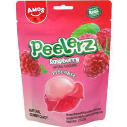 Peelerz, ζελεδάκια raspberry, Amos, 65γρ