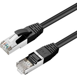 Microconnect S/FTP Cat.6a Καλώδιο Δικτύου Ethernet 15m Black